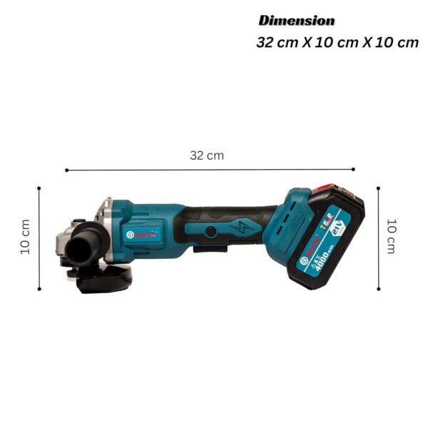 BLUTEC-21V Brushless Cordless Angle Grinder 100/115mm - Image 5