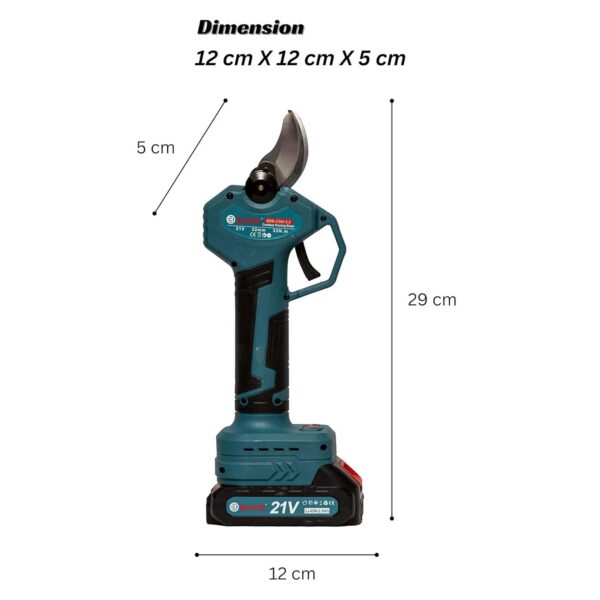 BLUTEC Cordless Pruner Machine 32mm BSB-CSM-3.2, 33N.M, 21V - Image 6