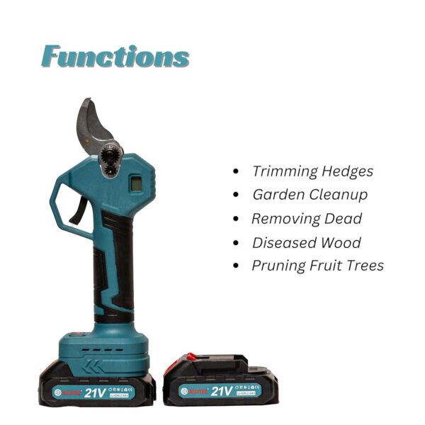 BLUTEC Cordless Pruner Machine 32mm BSB-CSM-3.2, 33N.M, 21V - Image 5