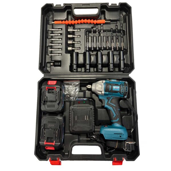 Blutec Cordless Impact Wrench BSB-CIW-26 With Complete Kit - Image 8