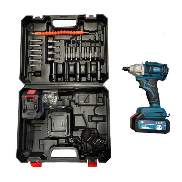 Blutec Cordless Impact Wrench BSB-CIW-26 With Complete Kit - Image 7