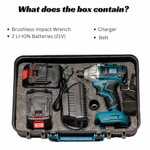 Blutec Cordless Impact Wrench BSB-CIW-26 - Image 4