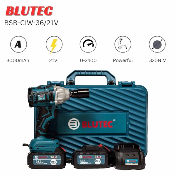 Blutec Cordless Impact Wrench BSB-CIW-26 - Image 10
