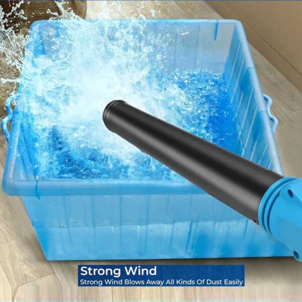 blutec cordless air blower machine for dust cleaner, 21v 2.0a 2 batteries BLUTEC Cordless Air Blower machine for Dust Cleaner, 21V 2.0A 2 batteries - Image 7