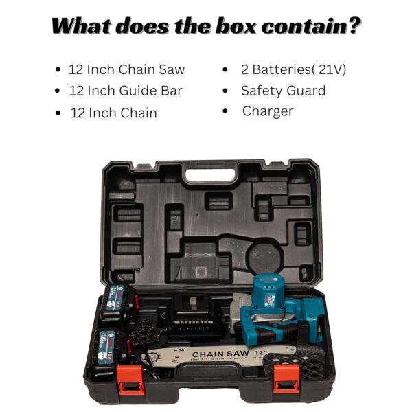 BLUTEC Cordless 12 Inch Chain Saw BSB-CCS-300, 21V - Image 7
