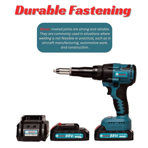 BLUTEC Cordless Rivet Gun BSB-CRM-88V - Image 2