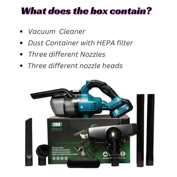 Blutec Cordless Vacuum Cleaner BSB-CVC-21V - Image 2