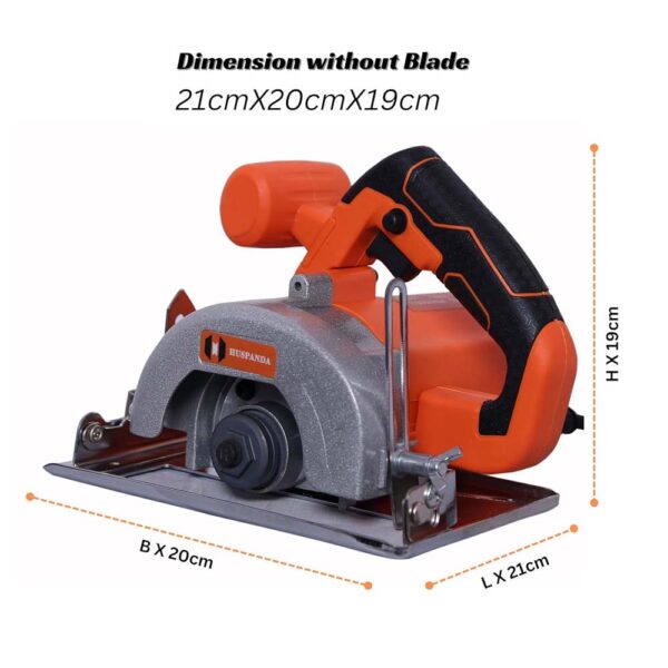 HUSPANDA Marble Cutter Machine 5 inch, HP-CM5N, 125mm, 1700W, 11000rpm - Image 3