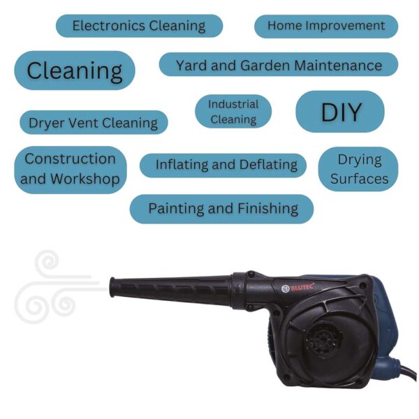 Blutec 950W Air Blower Machine-16000 RPM - Image 9