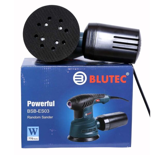 Blutec random orbital sander 125mm, BSB-ES03, 770W - Image 8