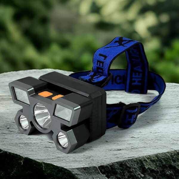 OPERA TOOLS 5 LED Headlamp USB Rechargeable Head Light (1 Pc) - Image 3