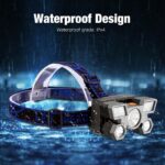 OPERA TOOLS 5 LED Headlamp USB Rechargeable Head Light (1 Pc) - Image 7