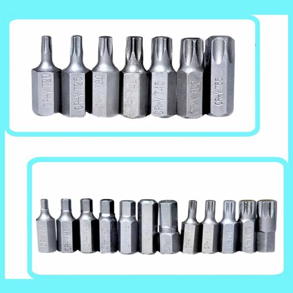 King Tools Germany Torx Bit Set 40 Pcs CRV with Metal Box - Image 4