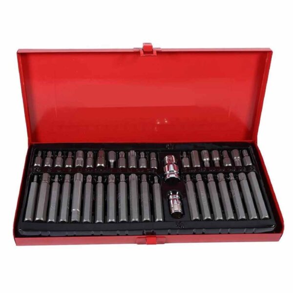 King Tools Germany Torx Bit Set 40 Pcs CRV with Metal Box - Image 2
