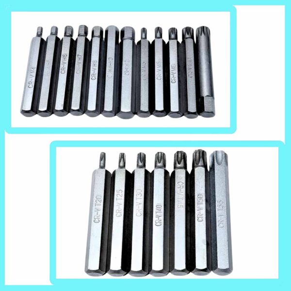 King Tools Germany Torx Bit Set 40 Pcs CRV with Metal Box - Image 3