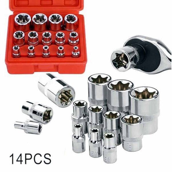 OT 14pcs E Torx Socket Set - Image 3