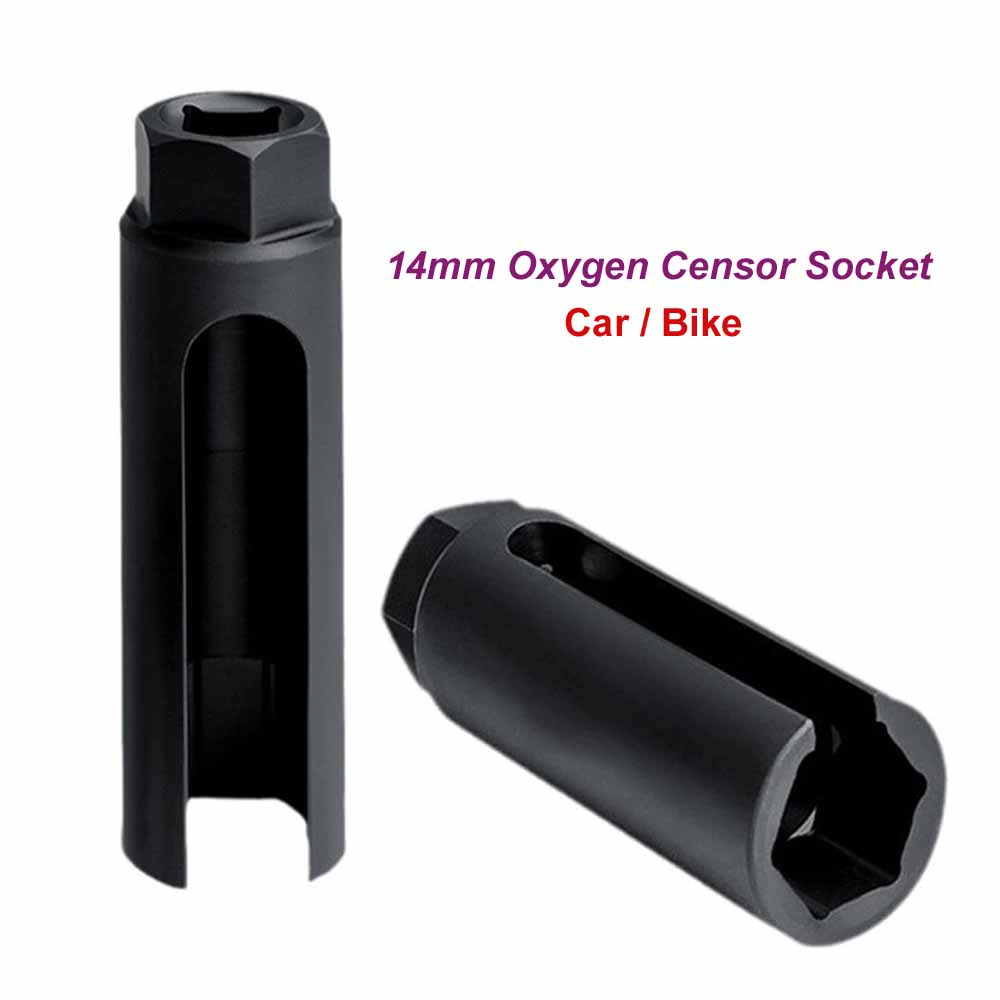 opera tools oxygen sensor socket with side wire cutout, 1/2" drive 14mm OPERA TOOLS Oxygen Sensor Socket with Side Wire Cutout, 1/2" Drive -14mm - Image 1