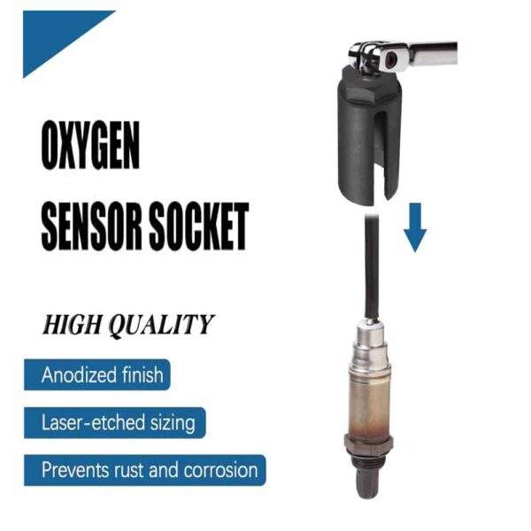 OPERA TOOLS Oxygen Sensor Socket With Side Wire Cutout ½” Sq Dr - 7/8”/ 22mm - Image 10