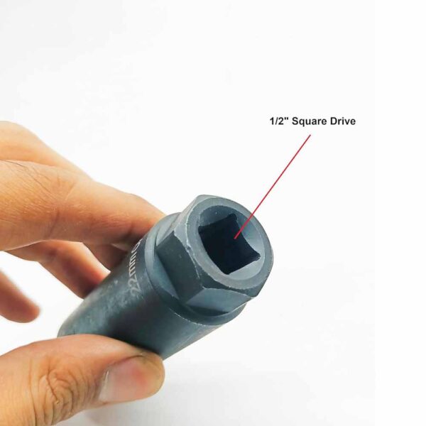 OPERA TOOLS Oxygen Sensor Socket With Side Wire Cutout ½” Sq Dr - 7/8”/ 22mm - Image 4