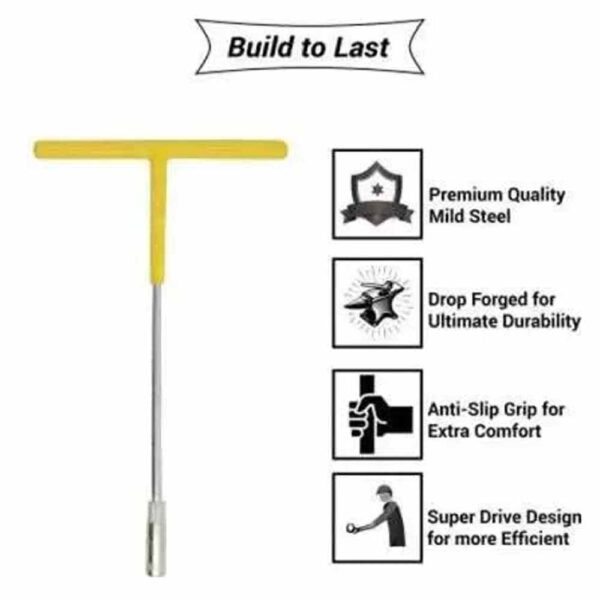 OPERA TOOLS T Handle Pana Spanner Wrench 7-14mm Hex Socket - Image 4