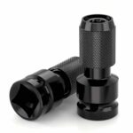 OPERA TOOLS Quick Release Impact Bit Holder, 1/2-Inch Square Drive to 1/4-Inch Hex Socket Adapter
