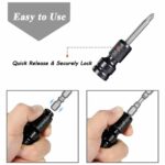 OPERA TOOLS Quick Release Impact Bit Holder, 1/2-Inch Square Drive to 1/4-Inch Hex Socket Adapter - Image 6