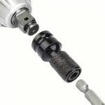 OPERA TOOLS Quick Release Impact Bit Holder, 1/2-Inch Square Drive to 1/4-Inch Hex Socket Adapter - Image 5