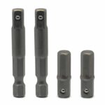 OPERA TOOLS 1/4 hex to 1/4 socket adapter, Hex to Square 1/4"" Socket Bit Adapter