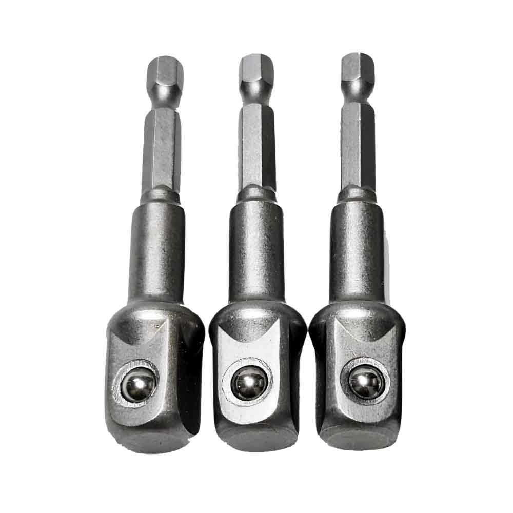 opera tools crv steel heavy duty 1/2" hex shank wrench socket to power drill adapter bit 3 pcs OPERA TOOLS CRV Steel Heavy Duty 1/2" Hex Shank Wrench Socket To Power Drill Adapter Bit 3 Pcs - Image 1