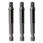 OPERA TOOLS 1/4 inch Square Socket Adapter Bit Set 3 PCS
