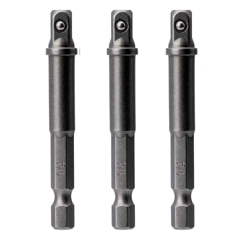 opera tools 1/4 inch square socket adapter bit set 3 pcs OPERA TOOLS 1/4 inch Square Socket Adapter Bit Set 3 PCS - Image 1