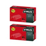 Miles 23/8-H Steel Wire Heavy Duty Staple Pins Silver Color 2000 Pins