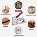 Miles TS-623 Gun Tacker | Stapler Gun for Wood | Textile | Leather - Image 3