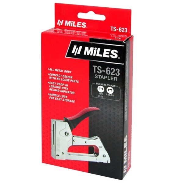 Miles TS-623 Gun Tacker | Stapler Gun for Wood | Textile | Leather - Image 5
