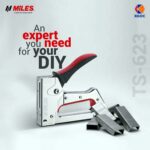 Miles TS-623 Gun Tacker | Stapler Gun for Wood | Textile | Leather - Image 4