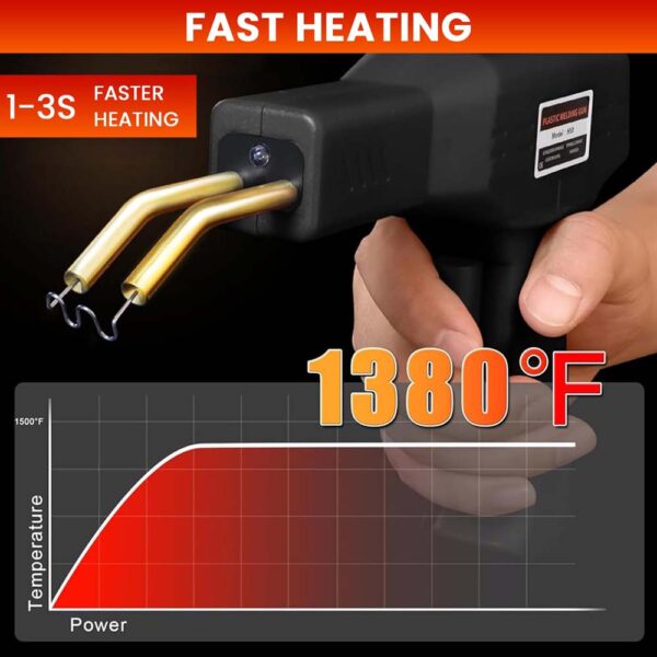 OT 50W Plastic Welder, Welding Machine Hot Stapler Kit - Image 6