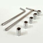 OT 1/4" Square T - Handle and 1/4" L- Handle Combination Set with 7,8,10,12,14 Sockets - Image 2