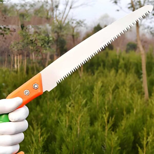 OT New Professional Pruning Saw 10 inch Curved Blade 3 Edge Sharpen Teeth (2pc) - Image 5