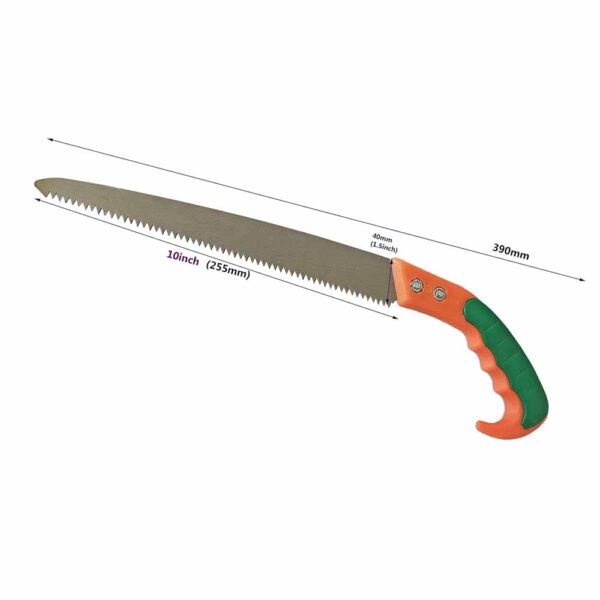 OT New Professional Pruning Saw 10 inch Curved Blade 3 Edge Sharpen Teeth (2pc) - Image 3
