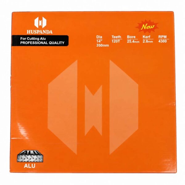 HUSPANDA 14-Inch Circular Saw Blade for Aluminium Cutting – 120 Teeth, 350 mm - Image 10