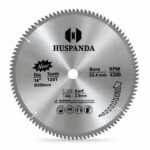 HUSPANDA 14-Inch Circular Saw Blade for Aluminium Cutting – 120 Teeth, 350 mm - Image 4