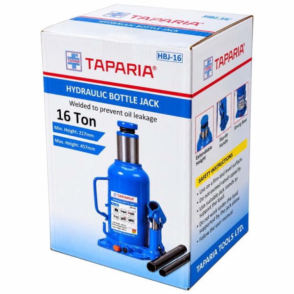 Taparia Hydraulic Bottle Jack – 16 Ton HBJ-16 - Image 10