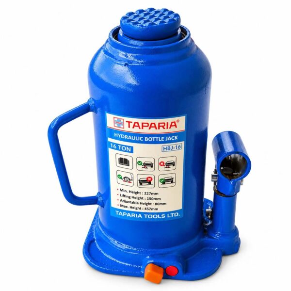 Taparia Hydraulic Bottle Jack – 16 Ton HBJ-16 - Image 3